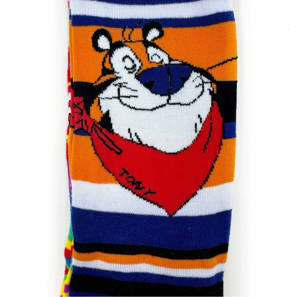 Kellogg’s Cereal Crew Socks Froot Loops Frosted Flakes Mens Womens Colorful Gift